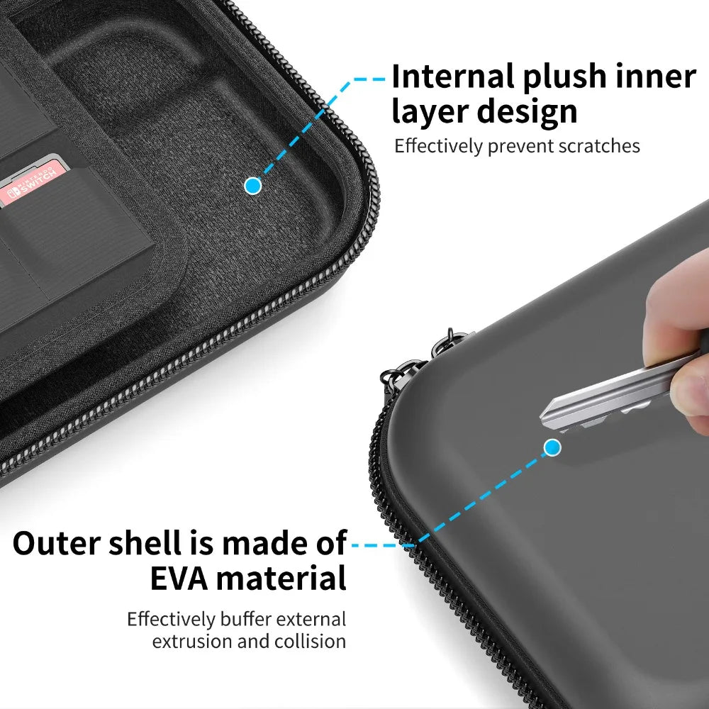 Nintendo Switch 2 Portable Waterproof Carrying Case - Smarsty