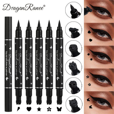 Dragon Ranee Waterproof Double Head Eyeliner for Easy Application - Smarsty