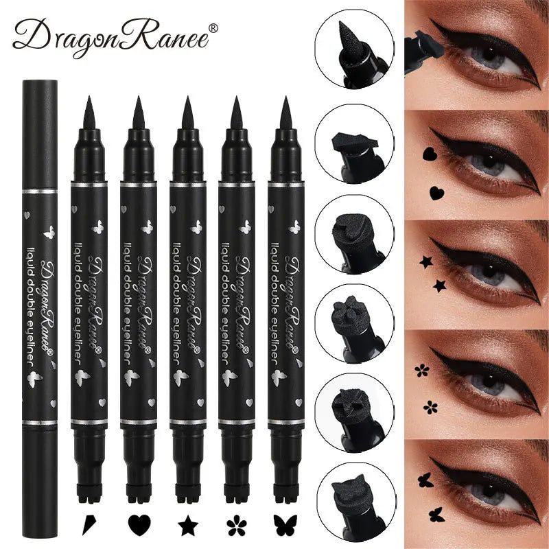Dragon Ranee Waterproof Double Head Eyeliner for Easy Application - Smarsty