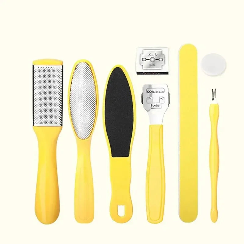 8 Piece Foot Exfoliating Rasp Set for Smooth Heels - Smarsty