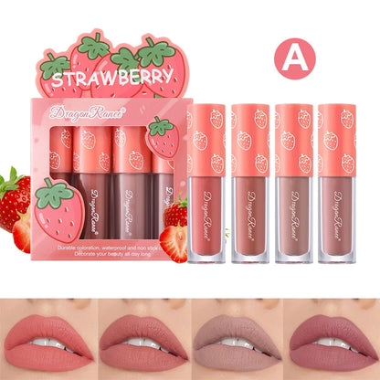 Mini Velvet Matte Lip Gloss Set for Long-Lasting Hydration - Smarsty