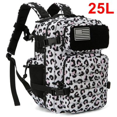 25L/45L Tactical Backpack for Men and Women Outdoor Survival Bug Out Bag Small School Rucksack Hking with Bottle Holder - Smarsty
