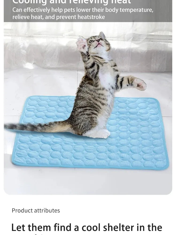 Cooling Pet Ice Mat for Summer Comfort and Relief - Smarsty