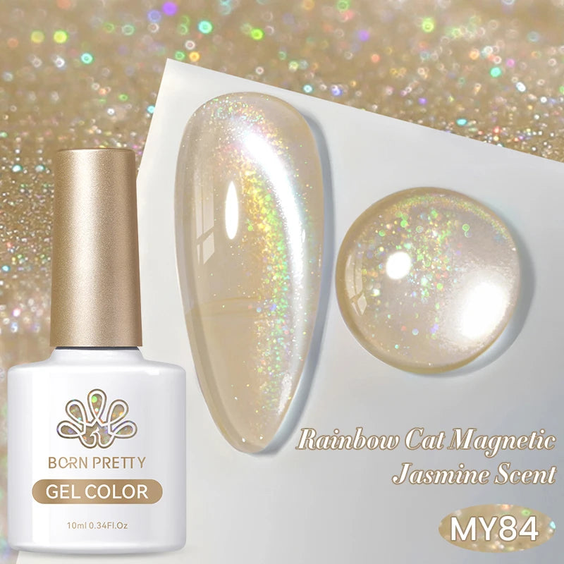 Born Pretty Rainbow Purple Magnetic Gel Nail Polish 10ml - Smarsty