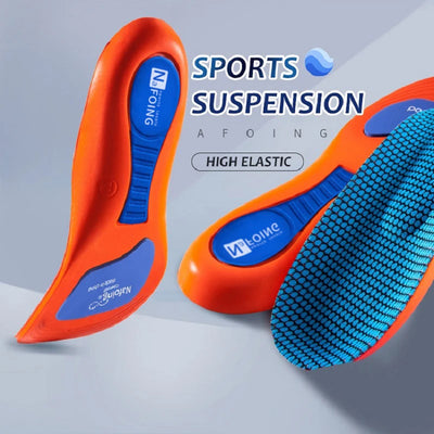 Sport Orthopedic Insoles for Feet Men Women EVA Breathable Shock Absorption Shoes Insole for Running Basketball Sport Care Pads - Smarsty