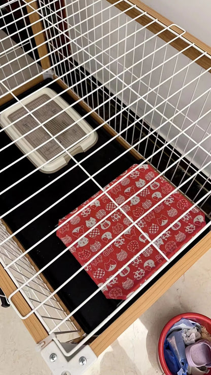 Portable Elevated Dog Bed with Washable Fabric - Smarsty