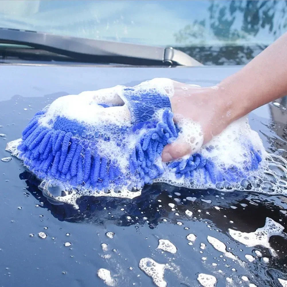 Microfiber Chenille Car Wash Sponge And Cleaning Tool - Smarsty