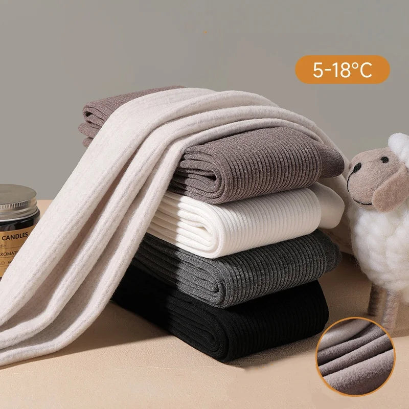 Children's Tights For Girls Winter Thick Warm Kids Girls Pantyhose Outdoor Leggings Keep Warm Plush Child Dance Tight For 2-10T