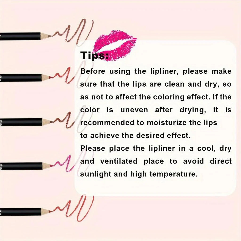 Luxury Matte Lip Liner for Long-Lasting Smooth Application - Smarsty