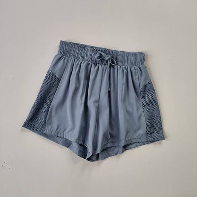 Women's Yoga Shorts High Waist Sport Fitness 2 in 1 Workout Shorts Running Pants Sports Shorts Casual Gym Quick Drying Shorts - Smarsty