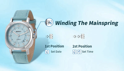 BERNY Women's Mechanical Watch With Sapphire Crystal - Smarsty