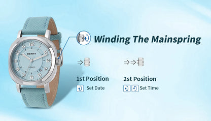 BERNY Women's Mechanical Watch With Sapphire Crystal - Smarsty