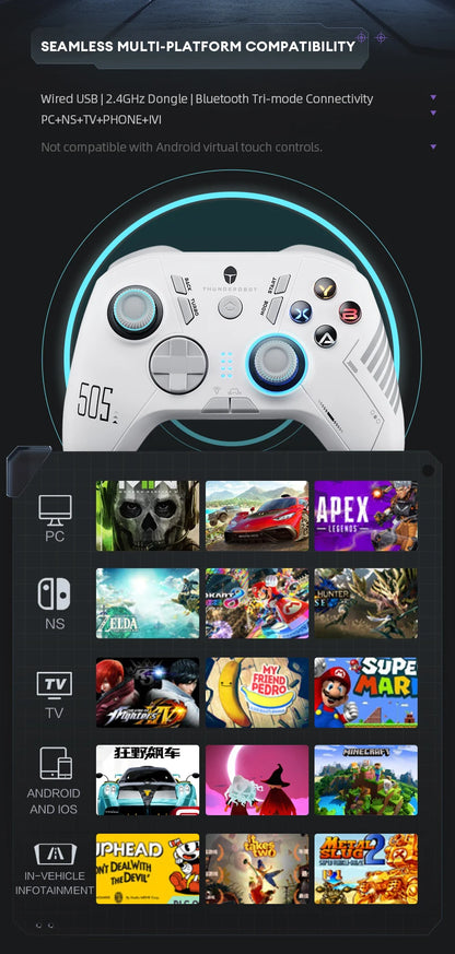 Thunderobot G50S Wireless Gaming Controller with Hall Effect Joystick - Smarsty