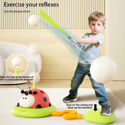 Ladybug Sport Entertainment Game Toy Multifunction Rope Skipping Machine Ferrule Jump Rocket Launcher Outdoor Educational - Smarsty
