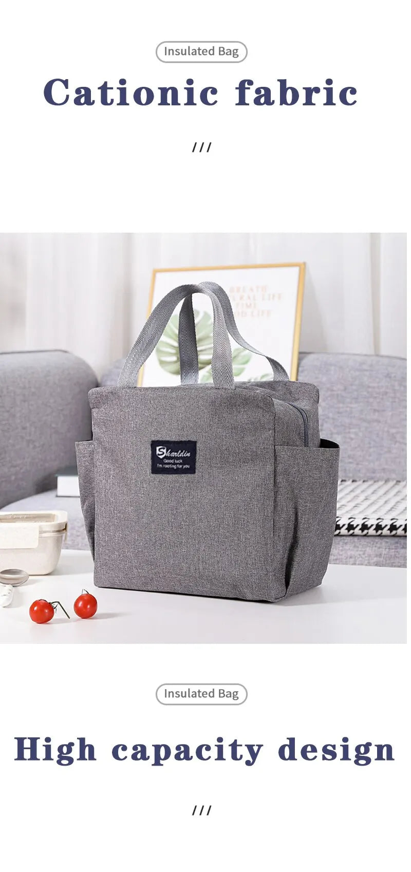 Large Capacity Portable Insulated Cooler Bag For Lunch - Smarsty