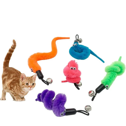 Interactive Cat Toy Wand Refills with Engaging Worms - Smarsty