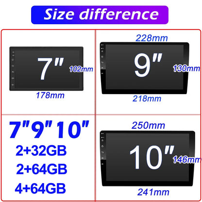 Universal Android 13 Car Stereo Seven Inch GPS Navigation - Smarsty