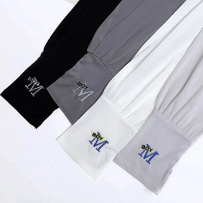 Mens UV Protection Ice Arm Sleeves Lightweight Cooling Gloves - Smarsty