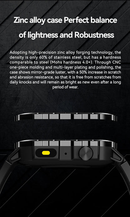 Outdoor Sports Smart Watch with HD Screen and Bluetooth - Smarsty