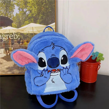 Disney Stitch Plush Shoulder Bag Cute Strawberry Bear - Smarsty