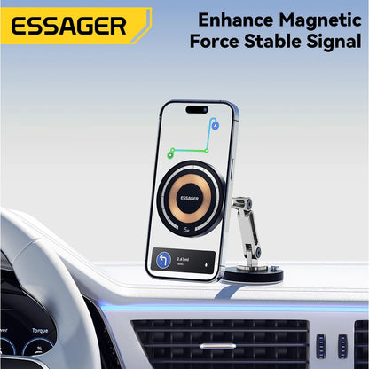 Magnetic MagSafe Wireless Car Charger Holder 15W Charging - Smarsty