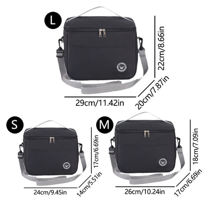 Insulated Lunch Bag Square Bento Bag with Aluminum Foil - Smarsty