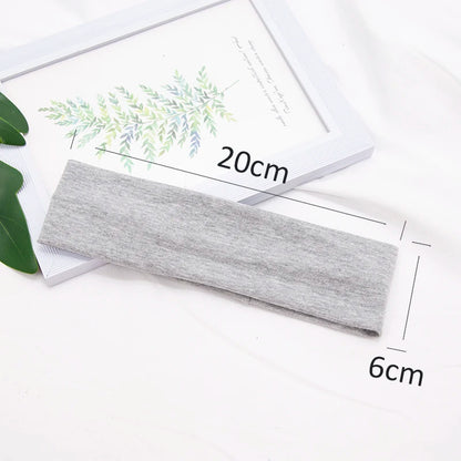 Cotton Stretch Headband For Women Men Comfortable Workout - Smarsty