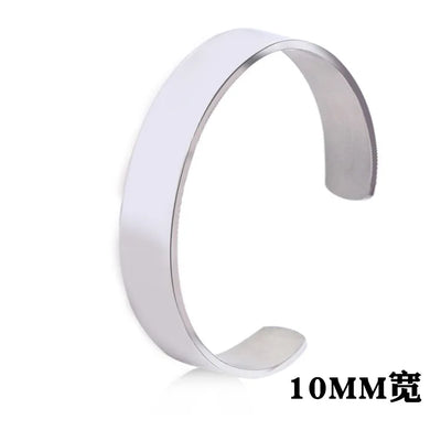 Adjustable Stainless Steel Men Bracelet Glossy Finish - Smarsty