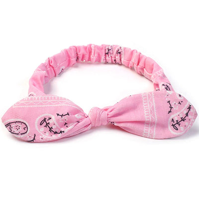 Boho Soft Elastic Headband For Women Vintage Cross Knot - Smarsty