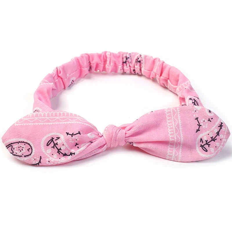 Boho Soft Elastic Headband For Women Vintage Cross Knot - Smarsty