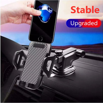 Universal Car Phone Holder With 360 Degree Rotation Suction - Smarsty
