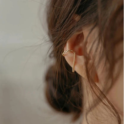 Minimalist No Piercing Ear Cuff Clip Earrings Comfortable - Smarsty