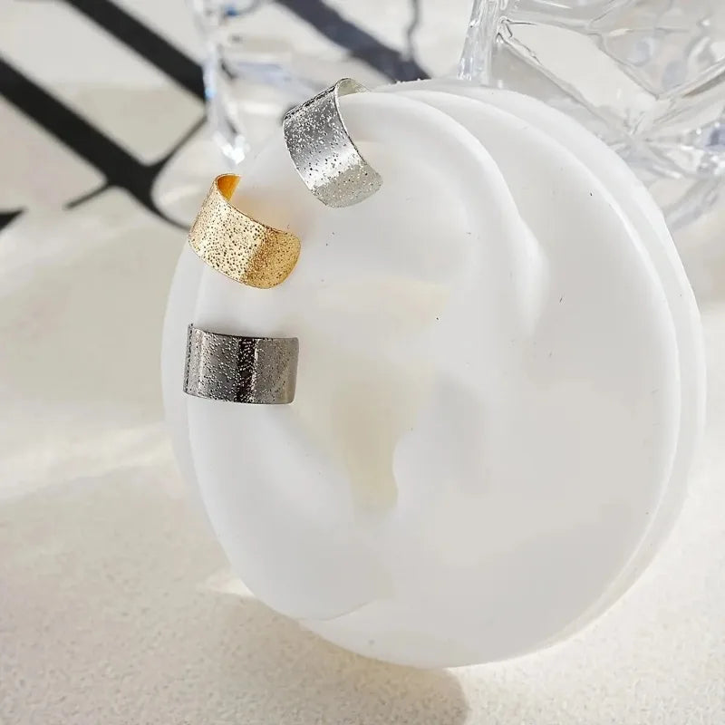 Hollow Leaf Design Clip On Earrings Set for Trendy Women - Smarsty