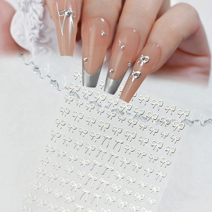 Self-Adhesive 3D Bowknot Nail Stickers for Easy Manicure - Smarsty