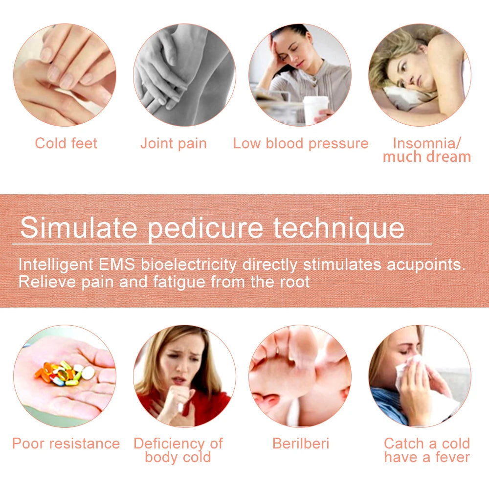 Electric Foot Massager Pad for Sore Feet Relief - Smarsty