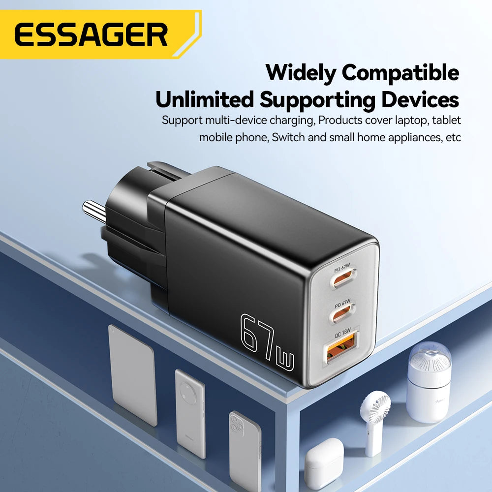GaN USB C Charger 67W 45W Fast Charging For iPhone - Smarsty