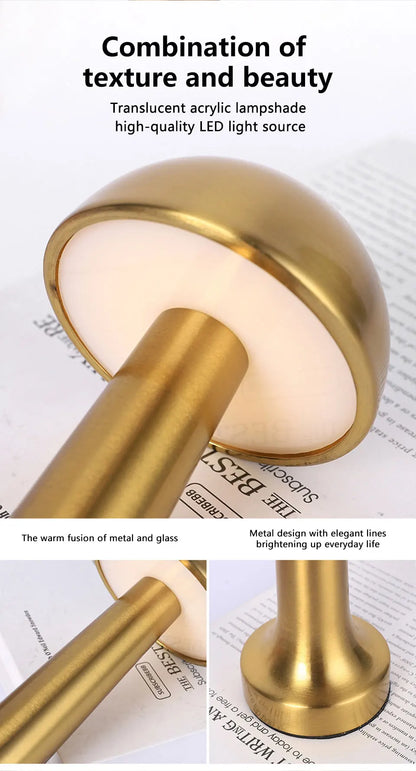 Rechargeable LED Table Lamp with Touch Control - Smarsty