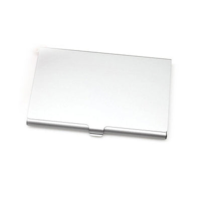 Creative Business Card Case Aluminum Alloy Bank Credit ID Card Wallet Name Card Holder Metal Box Cover Card Holder Men Wallet - Smarsty