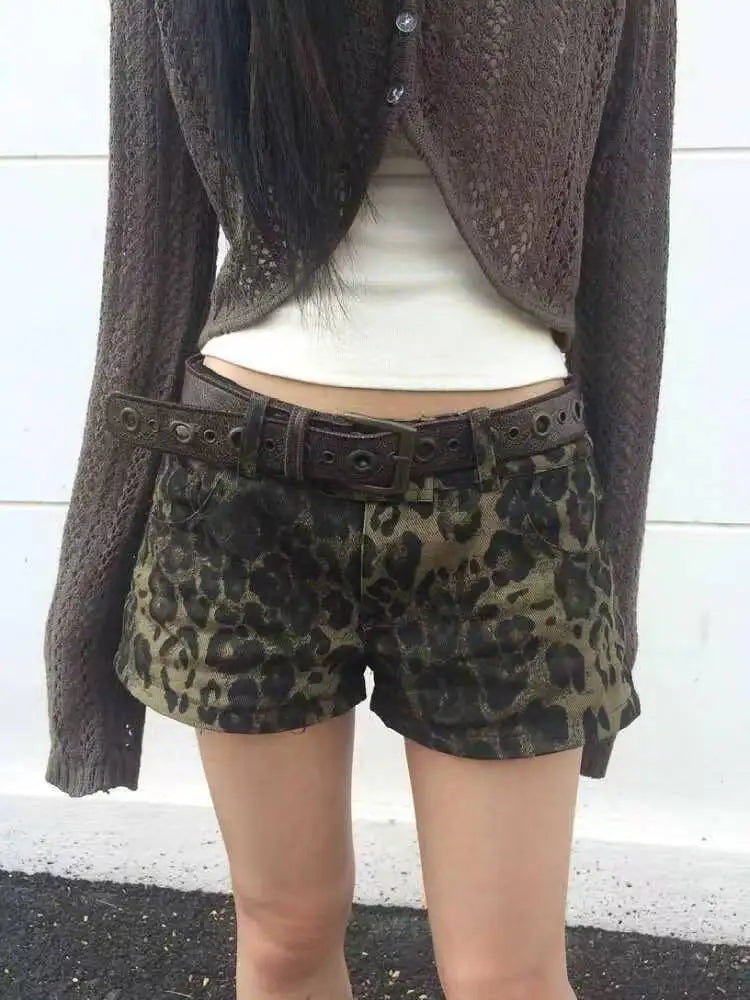 Summer Women Y2k Streetwear Gyaru Harajuku Fashion Grunge Vintage Coquette Low Rise 2000s Jean Shorts Denim Hot Pants Japanese - Smarsty