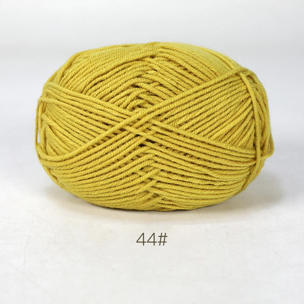 Soft Milk Cotton Yarn for Hand Knitting Projects - Smarsty