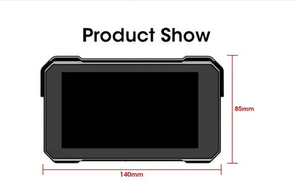Motorcycle GPS Display With Wireless CarPlay Android Auto - Smarsty