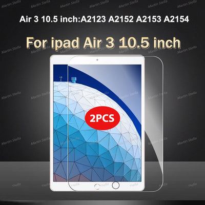 2Pcs Tempered Glass Screen Protector For ipad Pro Air 13 11 2024 M4 M2 Air 5 4 Pro 12.9 11 M3 M5 2025 Film - Smarsty