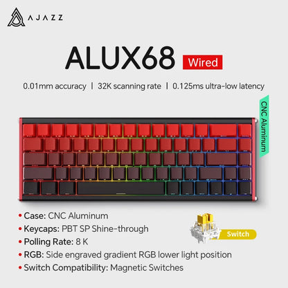 Magnetic Switch 60 Percent Mechanical Keyboard For Gaming