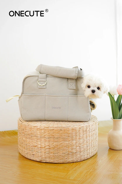 Portable Dog Carrier Bag for Small Pets Comfort and Style - Smarsty