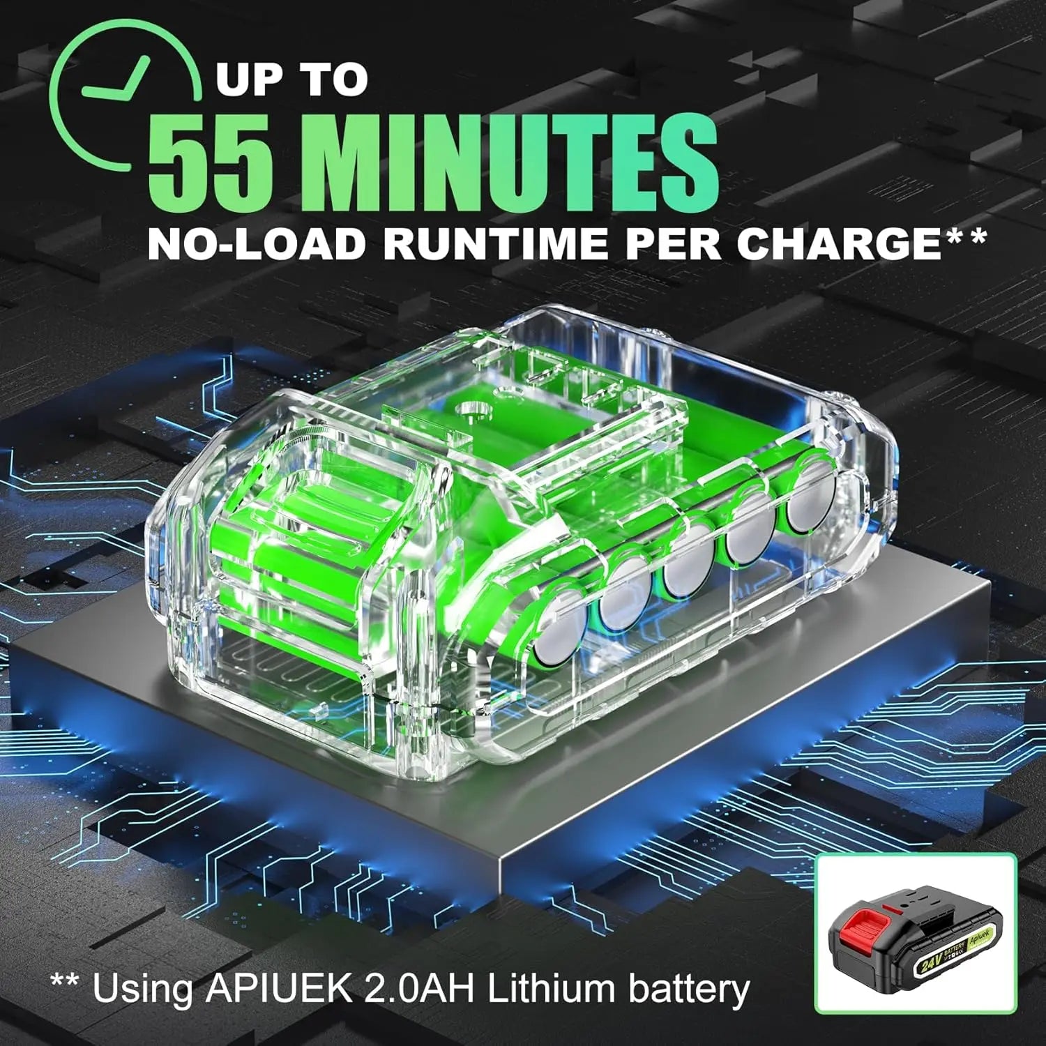 Cordless Lawn Trimmer Weed Wacker Lawn Mower Grass Edger with 2 Li-Ion Batteries Powered & 3 Cutting Blade Types