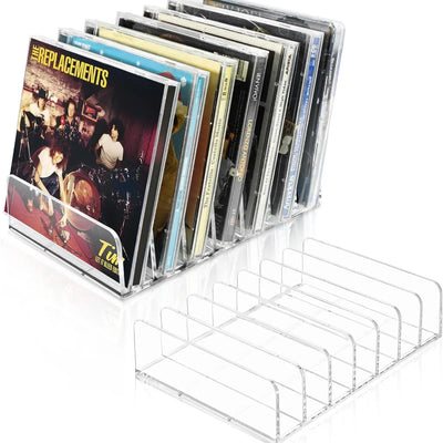DVD/CD Organizer,Eyeshadow Palette Storage Tray Cosmetics Rack Makeup Tools Compartment Holder Sunglasses Storage Shelf by Smarsty