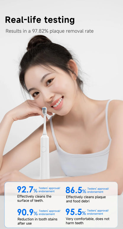 DOCO Sonic Electric Toothbrush With Smart Whitening Features - Smarsty