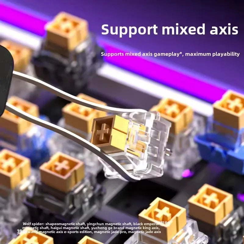 Mechanical Keyboard With Magnetic Switch RGB Gaming