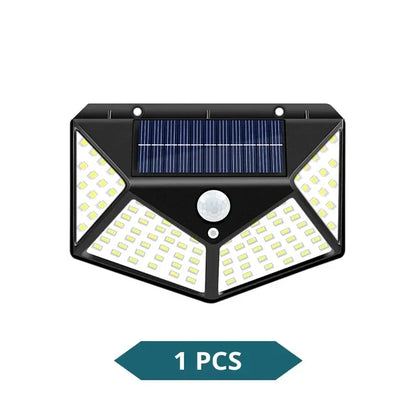 100 LED Solar Wall Light with Motion Sensor - Smarsty