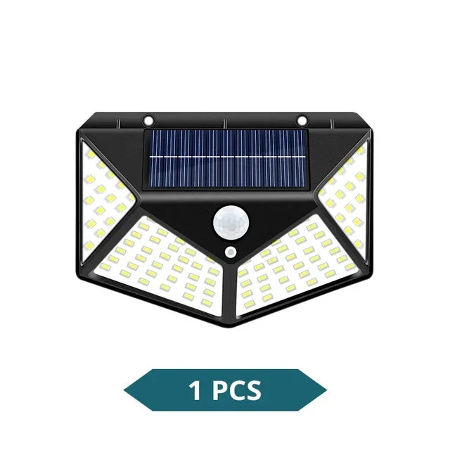 100 LED Solar Wall Light with Motion Sensor - Smarsty
